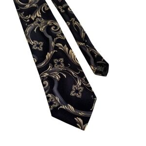 Town Craft‎ Mens Silk Tie Quiet Luxury Old Money Formal Abstract Artsy Career